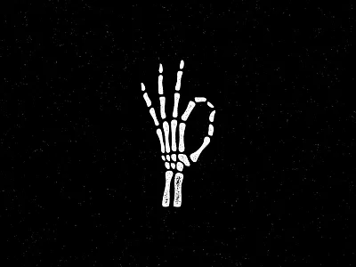 October gesture halloween hand illustration october ok skeleton