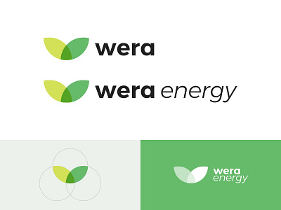 Wera energy green leaf logo plant wera