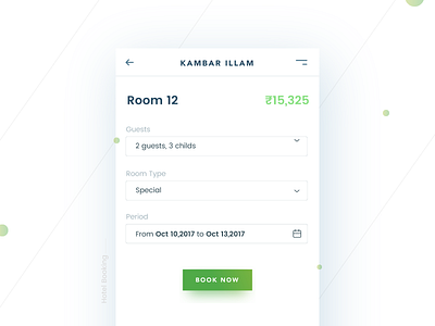 Hotel Booking- Daily UI:: #067 app booking dailyui design hotel icon room typography ui ux vector