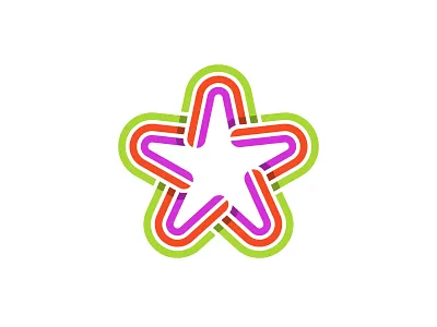 Star brand branding flat icon identity logo logo design logotype symbol type typography vector