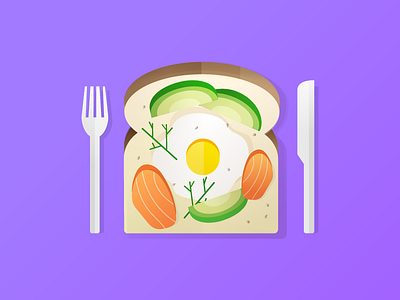 Avocado Toast avocado illustration illustrator toast vector