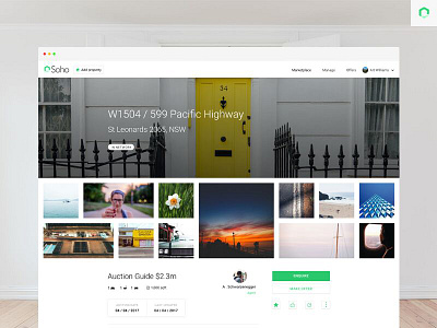 Soho App - Property Page apartments auction homes houses linkedin marketplace property sell soho soho app