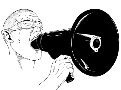 Blind Leading The Blind apparel art design drawing graphic graphic design illustration illustrator sketch