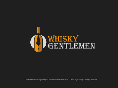 Whisky Gentlemen Logo branding logo