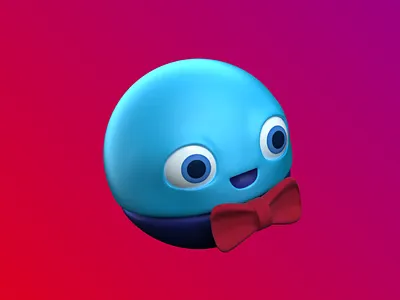 Bow Tie 3d bouncy smash character cosmetic iv