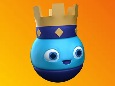 King Me 3d bouncy smash character cosmetic iv