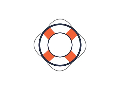 Life Saver icon illustration life saver ocean raft summer tube vector