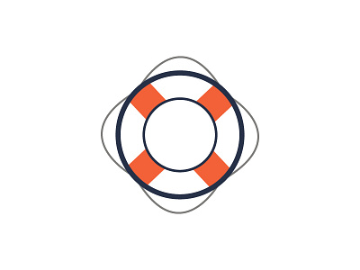 Life Saver icon illustration life saver ocean raft summer tube vector