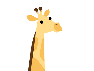 The Giraffe animal character design giraffe illustration zoo