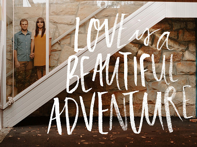 Custom Watercolor Type adventure brush brush lettering brush type lettering letters love photography type watercolor watercolour