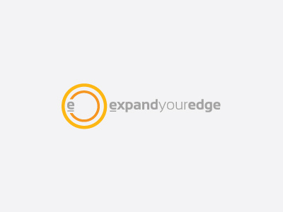 Expand Your Edge circle circles edge expand grey minimalist minimalistic orange simple