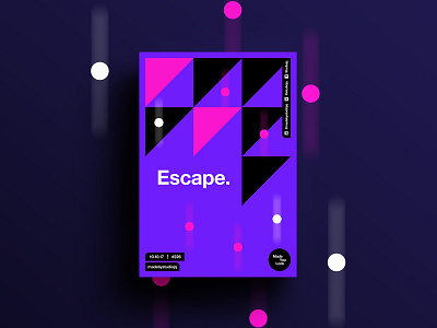 👁Made You Look👁 226 | Escape. beautiful color design gradient poster postereveryday swiss typography