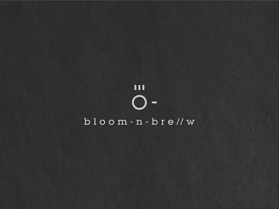Bloom-n-Brew logotype brand identity logo logotype