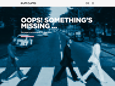 404 Page 404 abbeyroad beatles design error page photoshop website