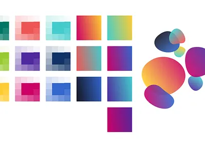 Screenshot blobs colors gradients neon testing