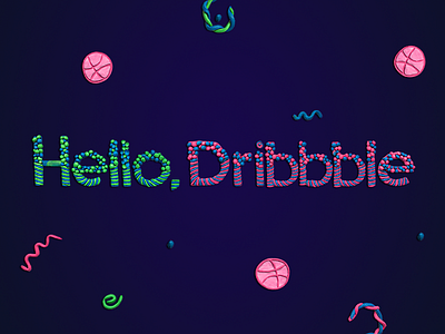 Hello bright debut first hello photoshop plasticine