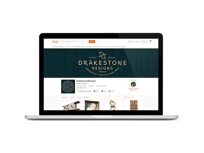 Drakestone Web Assets assets branding design identity logo online store type ui vector web