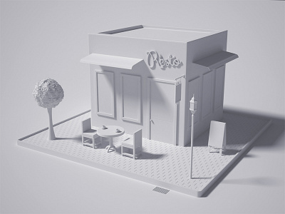 3D City 2 WIP 3d city alexi mathew isometric low poly 3d