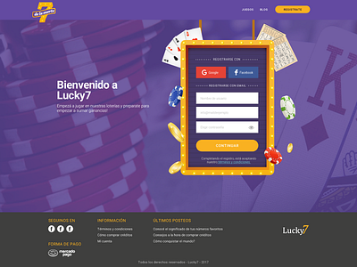 [ Sneak Peek ] Lucky 7 Casino branding casino gamble gambling ux