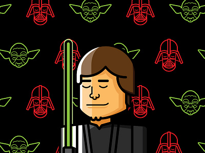 Luke Skywalker illustration jedi luke return of the jedi skywalker star wars