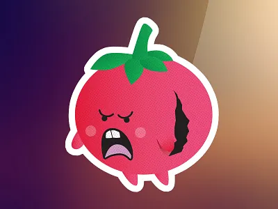 A little rotten sticker stickermule