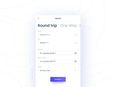 Flight Search- Daily UI:: #068 app booking dailyui design flight icon room search typography ui ux vector