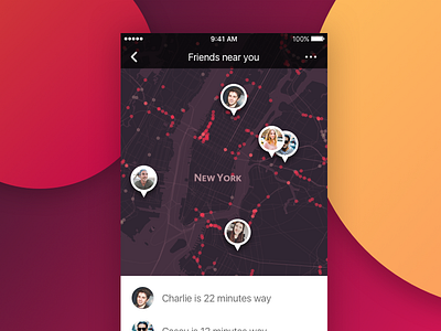 Friends near you map 029 dailyui map near me near you new york proximity tracker youtube