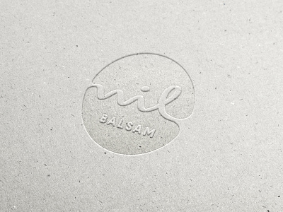 Nil Balsam branding cardboard identity letterpress line logo nile paper river stamp typography visual identity