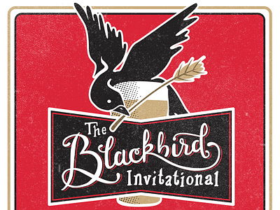 Blackbird Invitational Poster beer bird invitational poster vintage