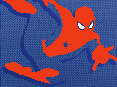 Spiderman comic book comic book style illustration spiderman