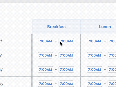 Time Manager react sketch time input ui wordpress