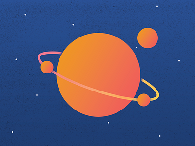 Playin Wit Planets .ai .psd cosmic freethrow gradients minimal planet texture