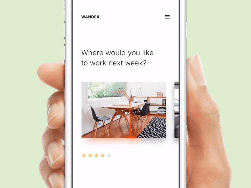 Card swipe + expand 🏞 card expand framer interaction mobile parallax swipe ui