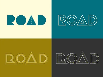 ROAD Exploration branding geometric icon identity logo logomark mark road shapes symbol typography