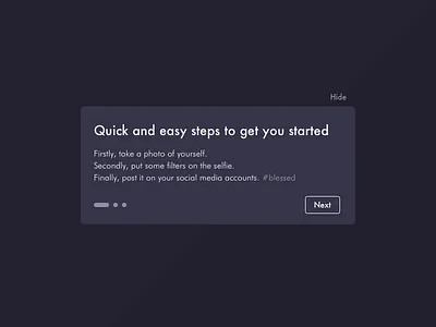 Help Guide #1 card guide help onboard steps walkthrough