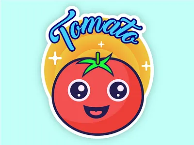 Sticker Mule_Tomato fun icon icons illustration sticker sticker mule