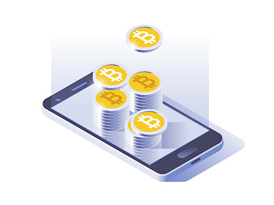 Сrypto-currency account in a smartphone coin concept cryptocurrency currency dmit finance money online payment phone web