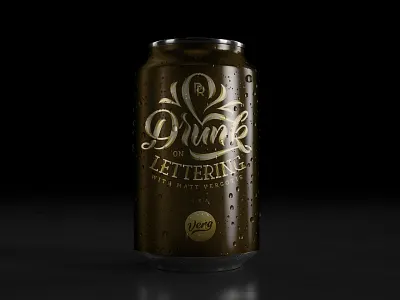 Drunk on Lettering beer calligraphy custom drunk lettering process script typeface vector