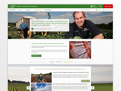 LEAF - Homepage homepage interface ui ux web design website