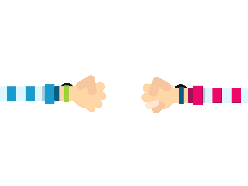 1up Logo Intro 2d animated animation flat gif intro logo mograph oneup vector