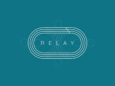 Relay branding graphic design logo