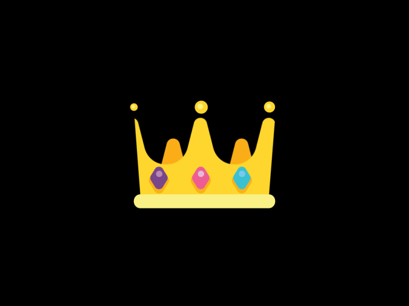 [GIF] - Crown emoji animated emoji gif mood