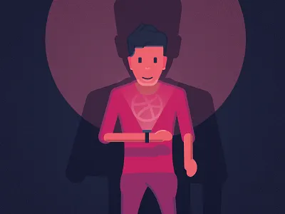 Beam me up Dribbble! debut design dribbble first graphic illustration shot vector