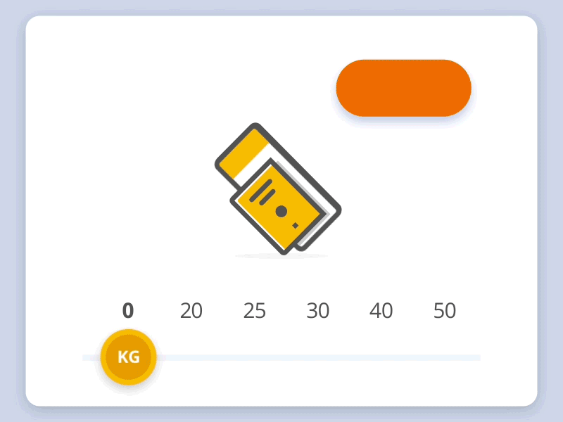 Slide for Baggage baggage flight orange slider ticket