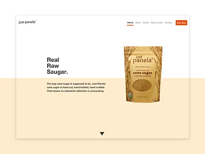 Just Panela Landing Page 003 challenge dailyui landing minimal page ui ux web webdesign website