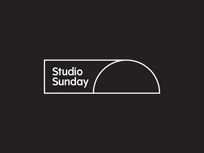 Studio Sunday B fitness studio identity logo megaformer sunday vibes yoga