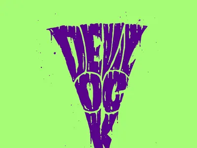 Eyes of death, I have them. devilock fiend club hand lettering lettering misfits typography we are 138