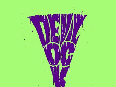 Eyes of death, I have them. devilock fiend club hand lettering lettering misfits typography we are 138