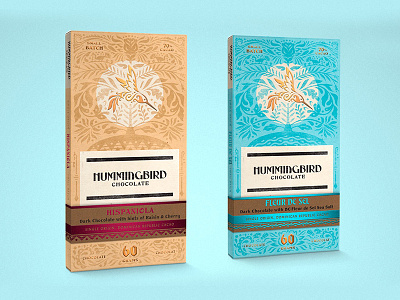 Hummingbird Chocolate branding canada chocolate dark chocolate dominican republic hummingbird illustration ornate packaging small batch