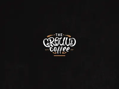 Ground Coffe coffe custom grunge hipster typography vintage